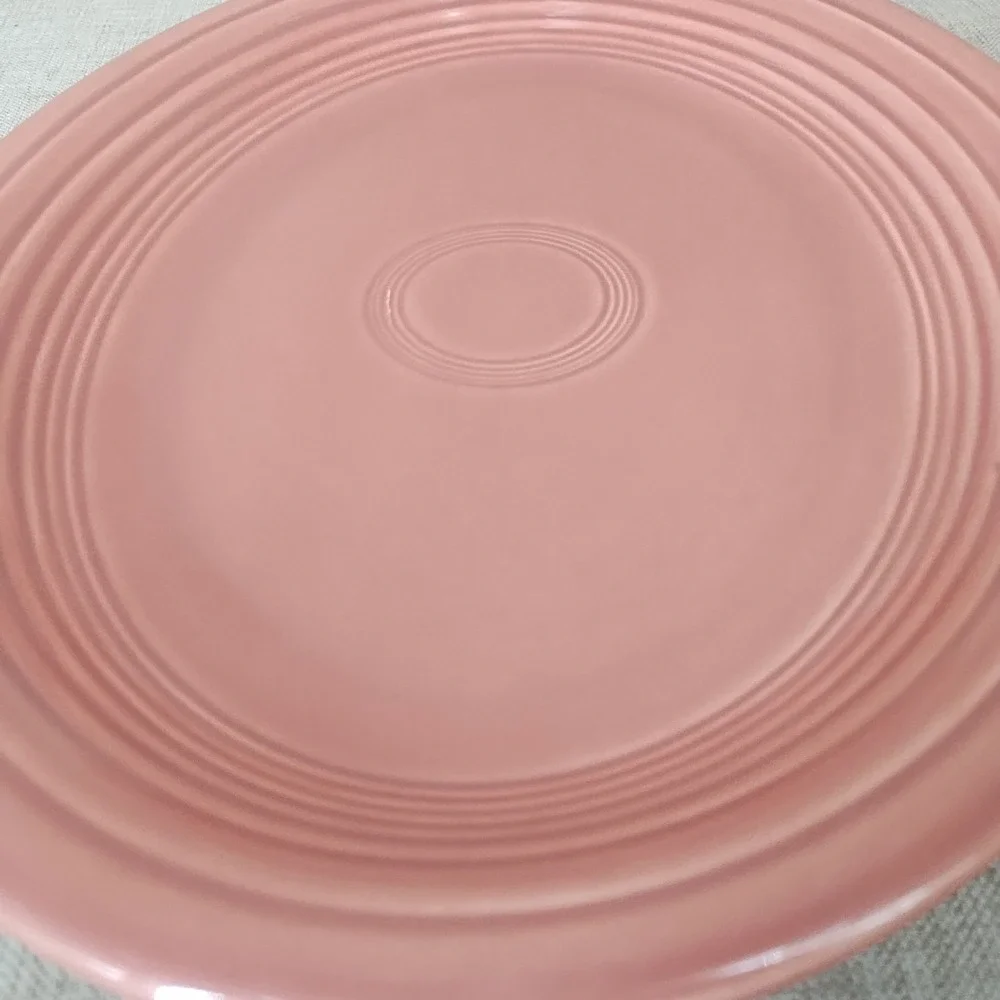 Vintage Fiesta Fiestaware Oval Serving Platter Rose 12-5/8